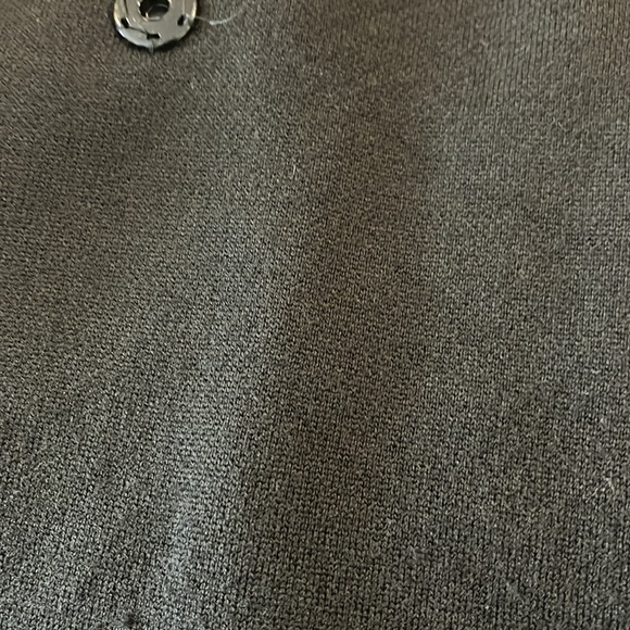 D. Exterior Black Wool Knit Sweater Jacket made in Italy - Picture 17 of 17